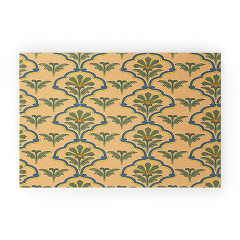 Christabel Renaissance Floral Mosaic Welcome Mat