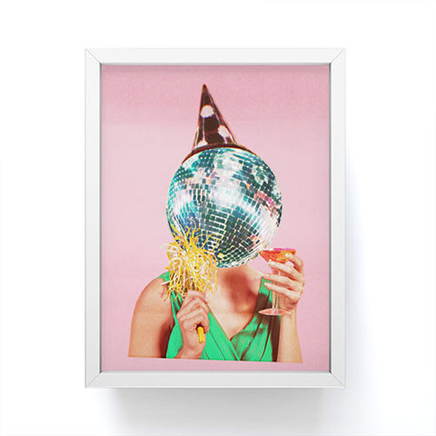 Chromoeye Cheers Pink Framed Mini Art Print