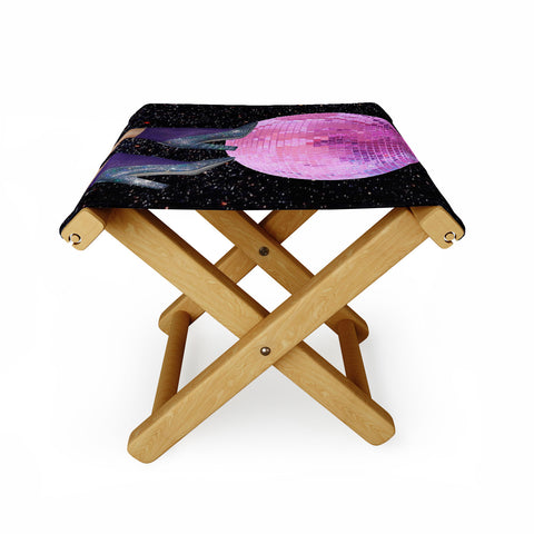 Chromoeye Dancing in the Moonlight I Folding Stool