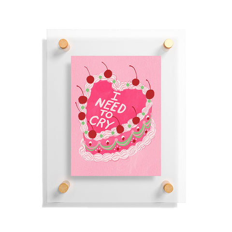 Chromoeye Its My Party I Floating Acrylic Print