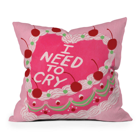 Chromoeye Its My Party I Outdoor Throw Pillow