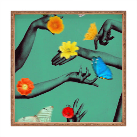 Chromoeye Jewels in Teal Square Tray