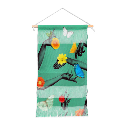 Chromoeye Jewels in Teal Wall Hanging Portrait