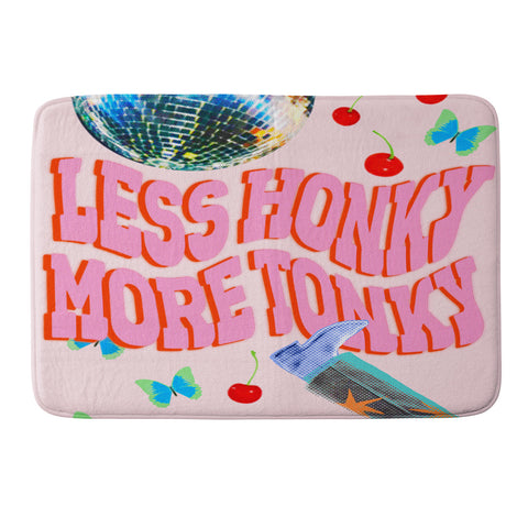 Chromoeye Less Honky More Tonky Memory Foam Bath Mat
