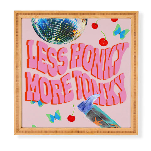 Chromoeye Less Honky More Tonky Framed Wall Art