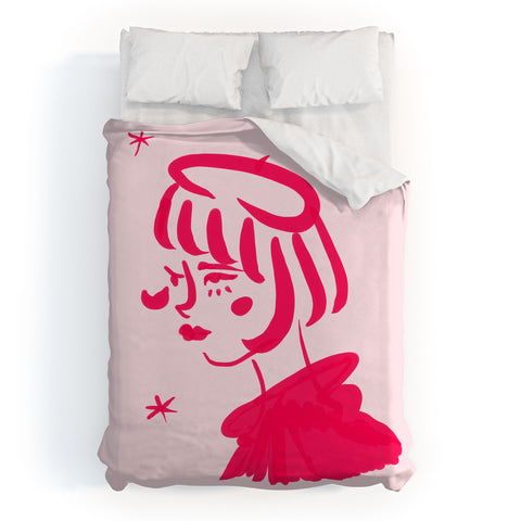 Chromoeye Midge Duvet Cover