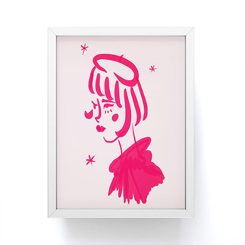 Chromoeye Midge Framed Mini Art Print