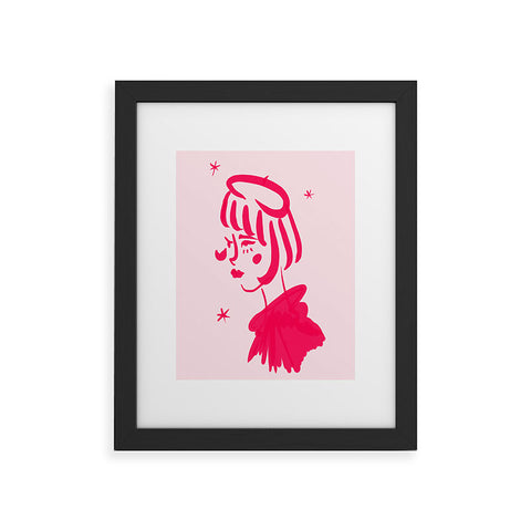 Chromoeye Midge Framed Art Print