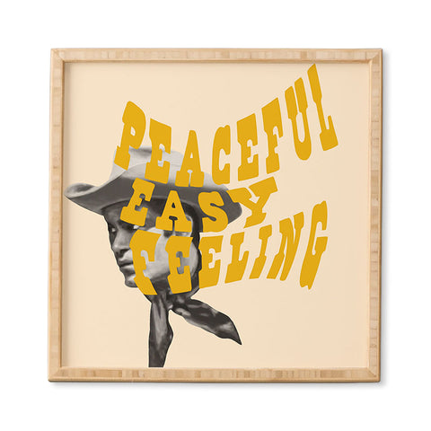 Chromoeye Peaceful Easy Feeling Framed Wall Art