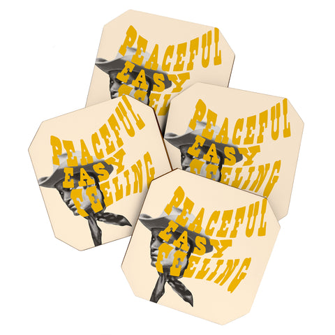 Chromoeye Peaceful Easy Feeling Coaster Set