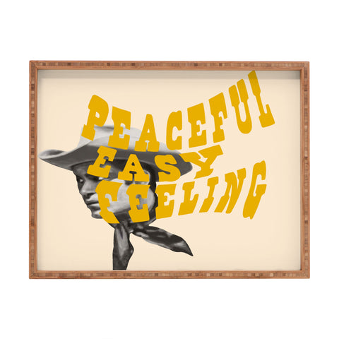 Chromoeye Peaceful Easy Feeling Rectangular Tray