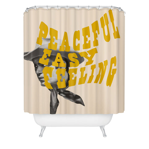 Chromoeye Peaceful Easy Feeling Shower Curtain