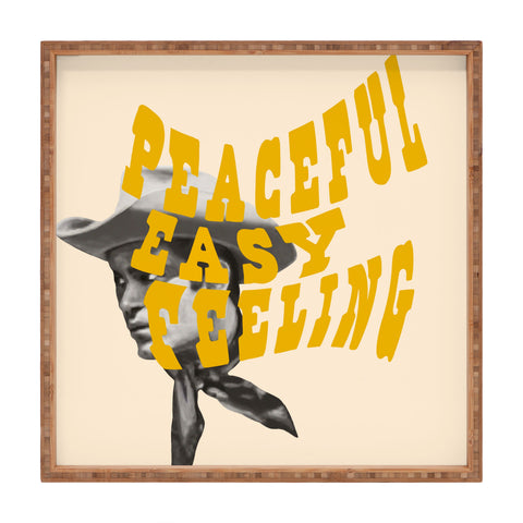 Chromoeye Peaceful Easy Feeling Square Tray