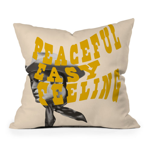 Chromoeye Peaceful Easy Feeling Throw Pillow