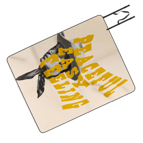 Chromoeye Peaceful Easy Feeling Picnic Blanket