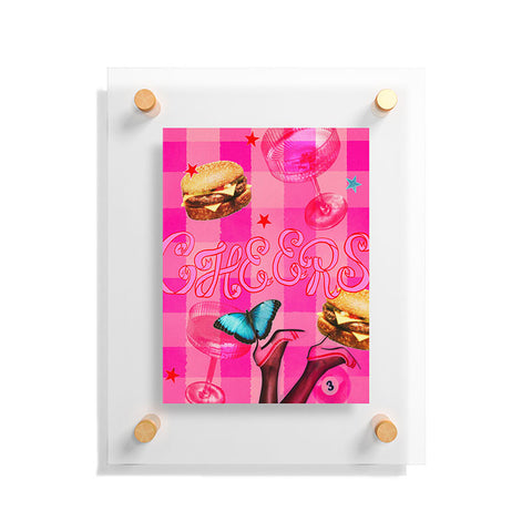 Chromoeye Pink Pony Floating Acrylic Print