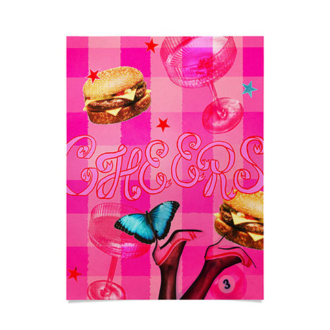 Chromoeye Pink Pony Poster