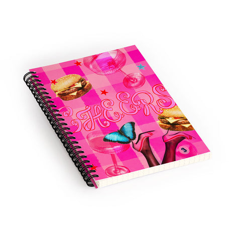 Chromoeye Pink Pony Spiral Notebook