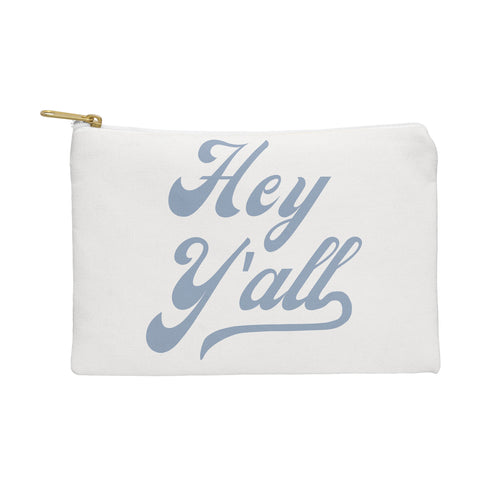 ciaojessa Hey Yall Blue Pouch