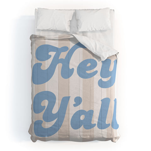ciaojessa Hey Yall Coastal Cowgirl Comforter