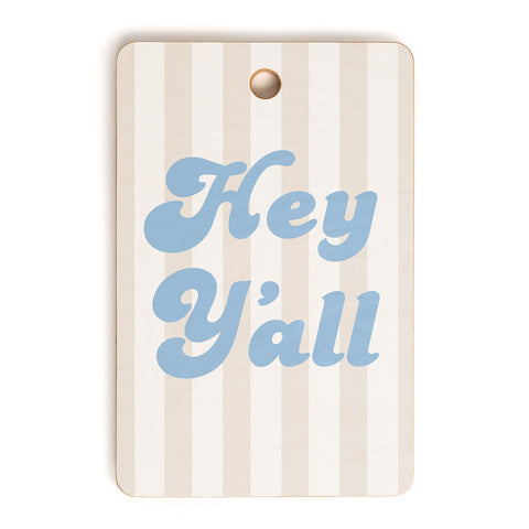 ciaojessa Hey Yall Coastal Cowgirl Cutting Board Rectangle