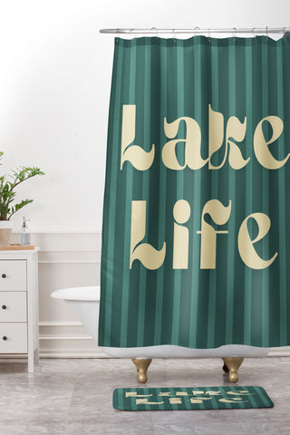 ciaojessa Lake Life I Shower Curtain And Mat