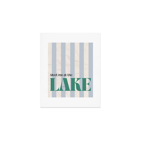 ciaojessa Meet me at the lake Art Print
