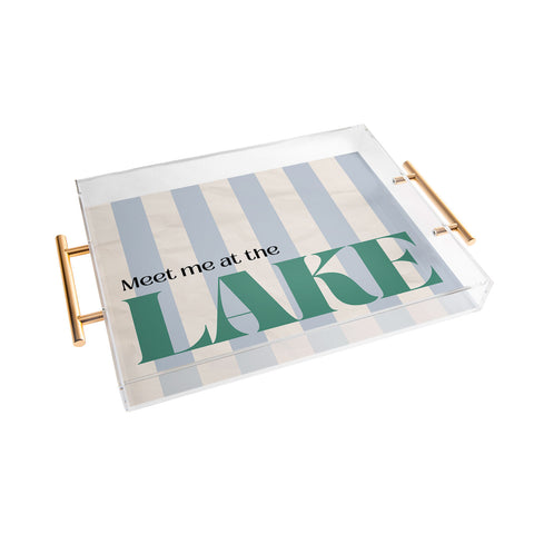ciaojessa Meet me at the lake Acrylic Tray