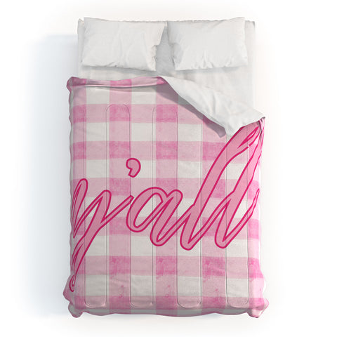 ciaojessa Yall Pink Comforter