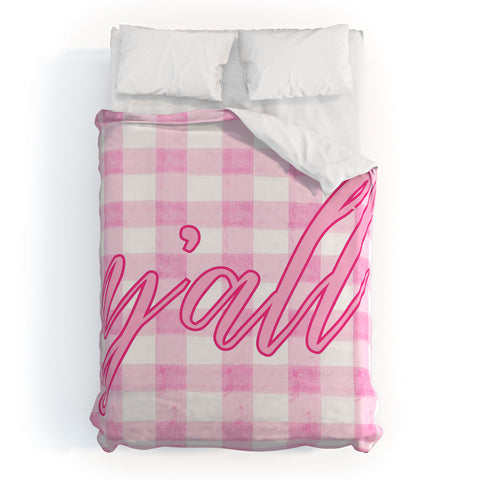 ciaojessa Yall Pink Duvet Cover