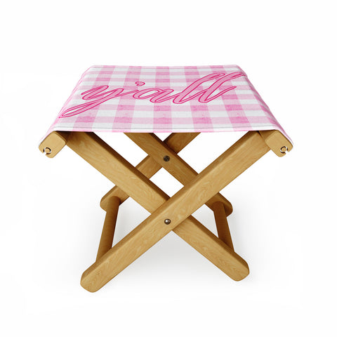 ciaojessa Yall Pink Folding Stool
