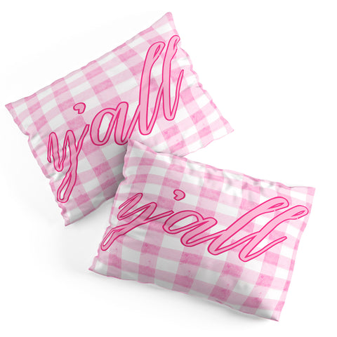 ciaojessa Yall Pink Pillow Shams