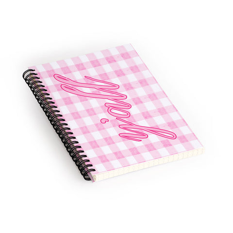ciaojessa Yall Pink Spiral Notebook
