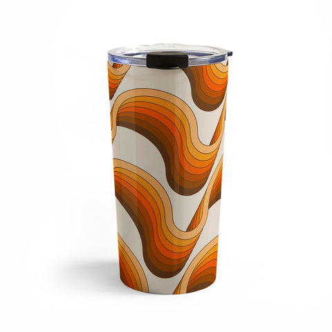 Circa78Designs Golden Ribbons Travel Mug