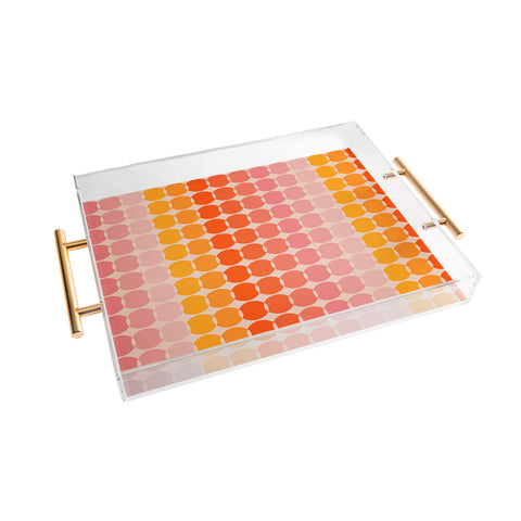 Circa78Designs Strawberry Dots Acrylic Tray