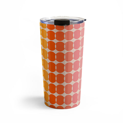 Circa78Designs Strawberry Dots Travel Mug