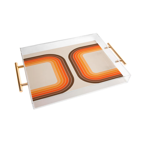 Circa78Designs Tan Tunnel Acrylic Tray