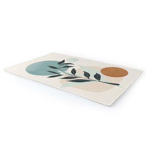 City Art Azzurro Shapes No53 Area Rug
