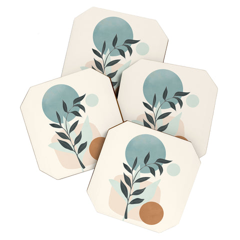 City Art Azzurro Shapes No53 Coaster Set