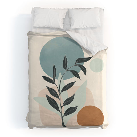 City Art Azzurro Shapes No53 Duvet Cover