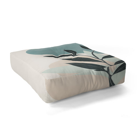 City Art Azzurro Shapes No53 Floor Pillow Square