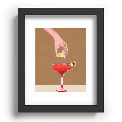 City Art Cocktail Time 1 Recessed Framing Rectangle