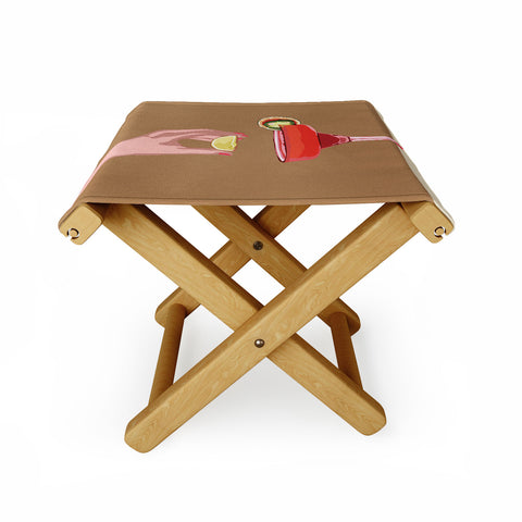 City Art Cocktail Time 1 Folding Stool