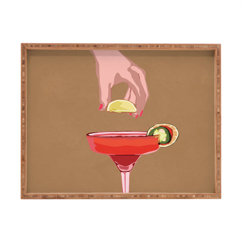 City Art Cocktail Time 1 Rectangular Tray