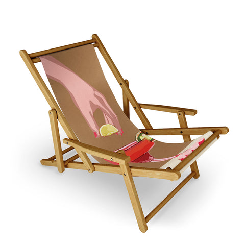 City Art Cocktail Time 1 Sling Chair