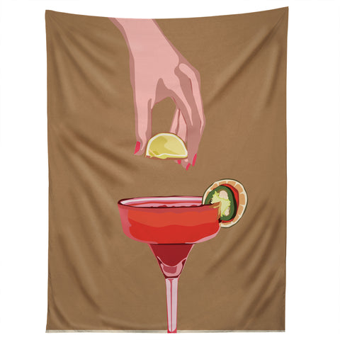 City Art Cocktail Time 1 Tapestry