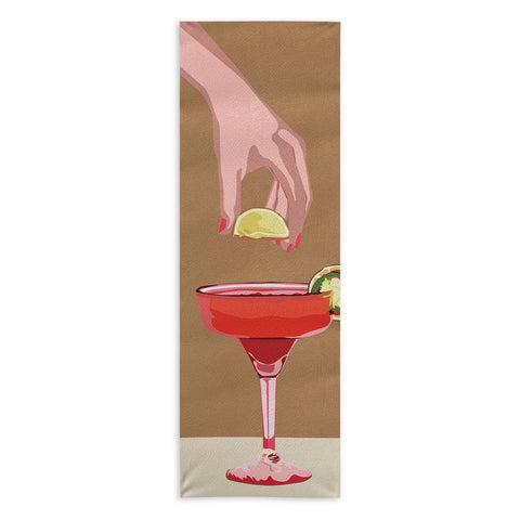 City Art Cocktail Time 1 Yoga Towel