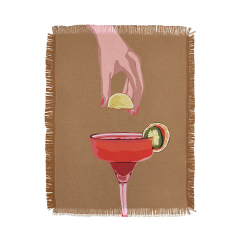 City Art Cocktail Time 1 Throw Blanket