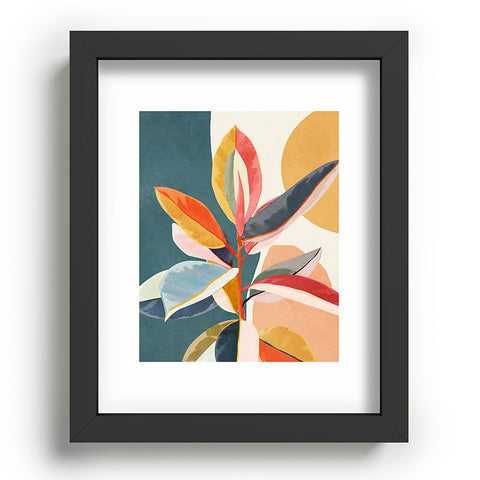 City Art Colorful Branching Out 01 Recessed Framing Rectangle