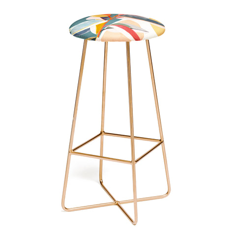 City Art Colorful Branching Out 01 Bar Stool